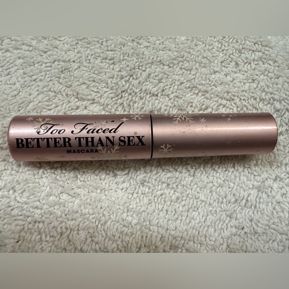 Too Faced Better Than Sex Mascara Snowman Ornament - Pink and Gold - Picture 3 of 5